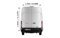 Extra Large Van - Back View Dimension Thumbnail